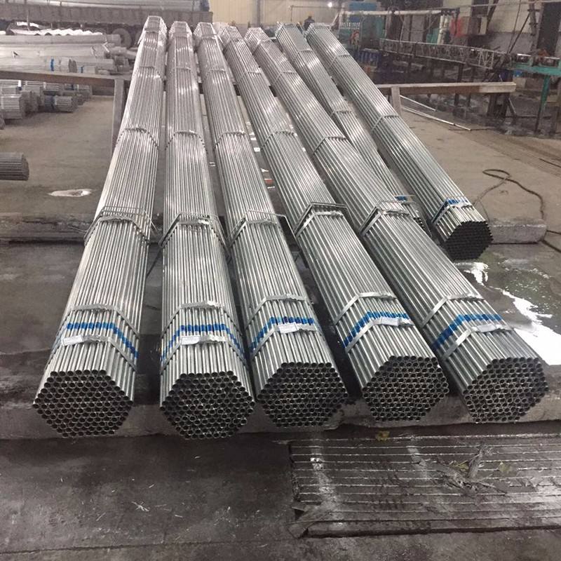 扬州直径4分-1.5寸12米镀锌大棚管可配送