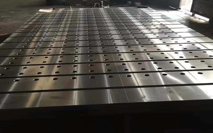 宁夏T型槽铸铁平台安装调试